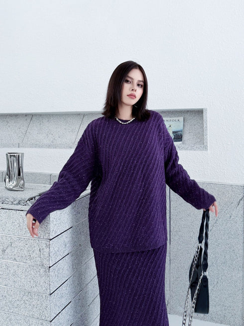 Diagonal Knit Texture Series